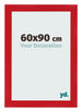 Fotolijst 60x90cm Rood MDF Pisa Voorzijde Maat | Yourdecoration.nl