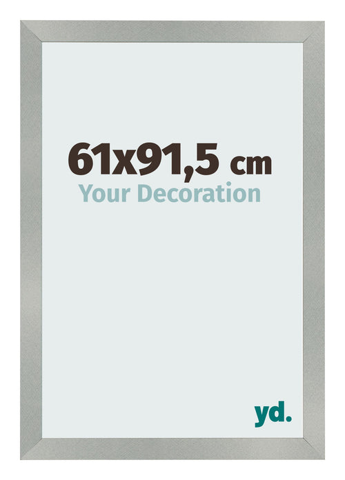 Fotolijst 61x91 5cm Aluminium Geborsteld MDF Bologna Voorzijde Maat | Yourdecoration.nl