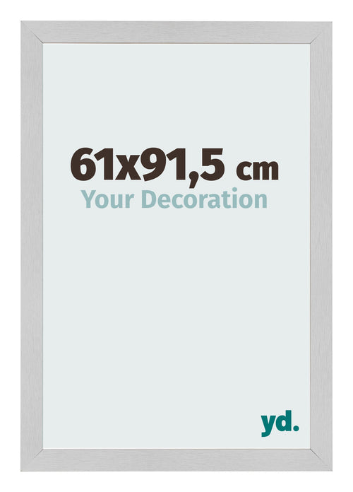 Fotolijst 61x91 5cm Edelstaal MDF Bologna Voorzijde Maat | Yourdecoration.nl