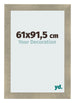 Fotolijst 61x91 5cm Goud Antiek MDF Pisa Voorzijde Maat | Yourdecoration.nl