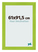 Fotolijst 61x91 5cm Groen MDF Pisa Voorzijde Maat | Yourdecoration.nl