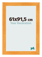 Fotolijst 61x91 5cm Oranje MDF Pisa Voorzijde Maat | Yourdecoration.nl