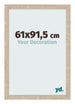 Fotolijst 61x91 5cm Sonoma Eiken MDF Bologna Voorzijde Maat | Yourdecoration.nl