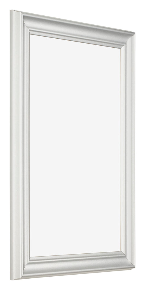 Fotolijst 61x91 5cm Wit Geveegd MDF Lazio Voorzijde Schuin | Yourdecoration.nl