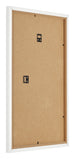 Fotolijst 61x91 5cm Wit Hoogglans MDF Bologna Achterzijde Schuin | Yourdecoration.nl
