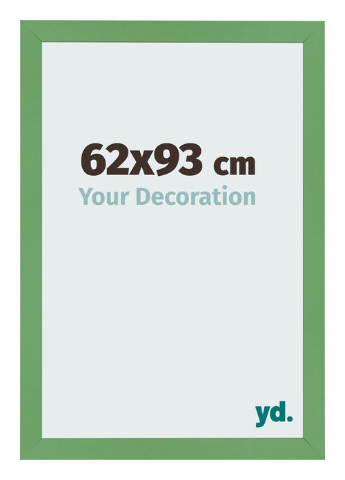 Fotolijst 62x93 cm Groen MDF Bologna Voorzijde Maat | Yourdecoration.nl