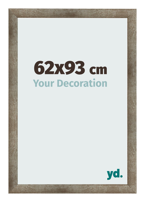 Fotolijst 62x93 cm Metaal Vintage MDF Bologna Voorzijde Maat | Yourdecoration.nl