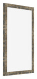 Fotolijst 62x93cm Blauw Goud Gemeleerd MDF Bologna Voorzijde Schuin | Yourdecoration.nl