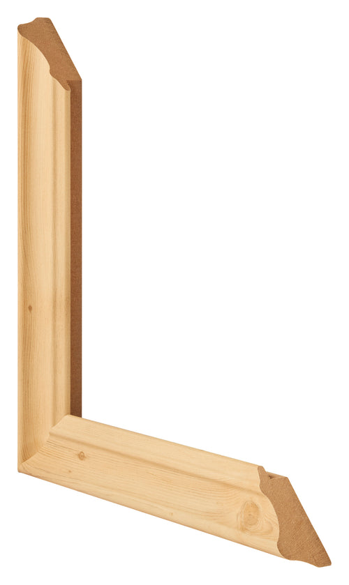 Fotolijst 62x93cm Dennen Houtnerf MDF Lazio Detail Doorsnede | Yourdecoration.nl