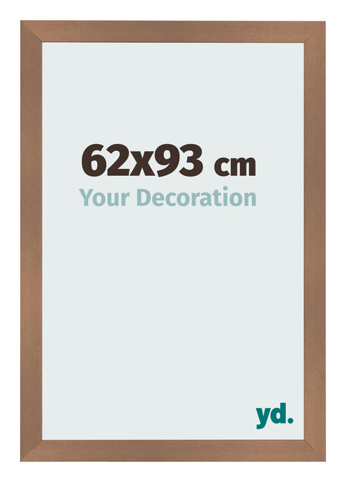 Fotolijst 62x93cm Koper Decor MDF Bologna Voorzijde Maat | Yourdecoration.nl