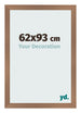 Fotolijst 62x93cm Koper Decor MDF Bologna Voorzijde Maat | Yourdecoration.nl