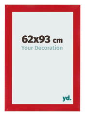 Fotolijst 62x93cm Rood MDF Pisa Voorzijde Maat | Yourdecoration.nl