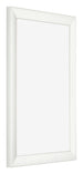 Fotolijst 62x93cm Wit Geveegd MDF Pisa Voorzijde Schuin | Yourdecoration.nl