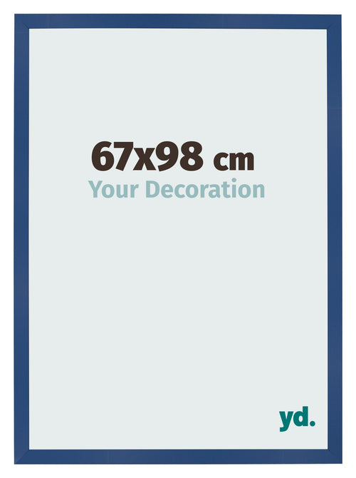 Fotolijst 67x98 cm Donkerblauw MDF Bologna Voorzijde Maat | Yourdecoration.nl