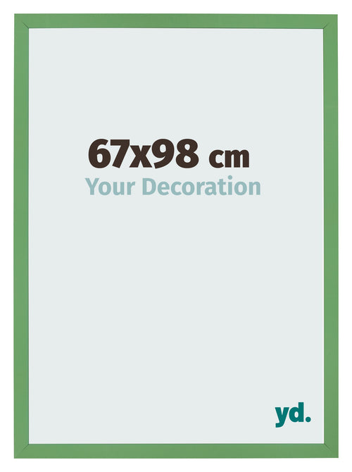 Fotolijst 67x98 cm Groen MDF Bologna Voorzijde Maat | Yourdecoration.nl
