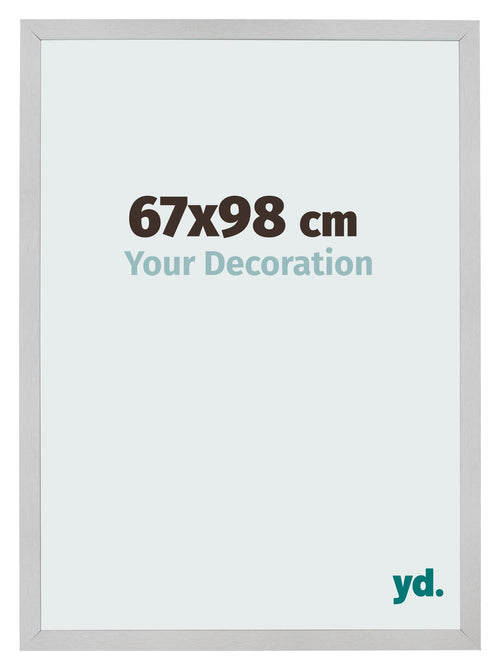 Fotolijst 67x98cm Edelstaal MDF Bologna Voorzijde Maat | Yourdecoration.nl
