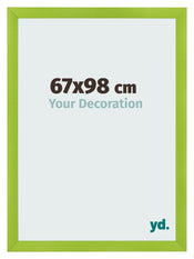 Fotolijst 67x98cm Groen MDF Pisa Voorzijde Maat | Yourdecoration.nl