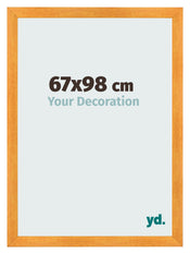 Fotolijst 67x98cm Oranje MDF Pisa Voorzijde Maat | Yourdecoration.nl