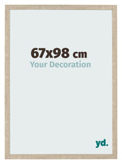 Fotolijst 67x98cm Sonoma Eiken MDF Bologna Voorzijde Maat | Yourdecoration.nl