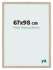 Fotolijst 67x98cm Sonoma Eiken MDF Bologna Voorzijde Maat | Yourdecoration.nl