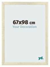 Fotolijst 67x98cm Sonoma Eiken MDF Pisa Voorzijde Maat | Yourdecoration.nl