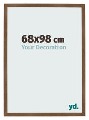Fotolijst 68x98 cm Eiken Rustiek MDF Bologna Voorzijde Maat | Yourdecoration.nl