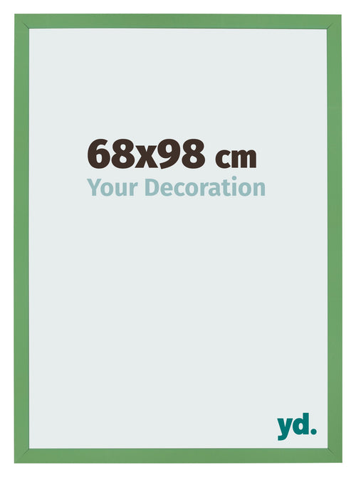 Fotolijst 68x98 cm Groen MDF Bologna Voorzijde Maat | Yourdecoration.nl