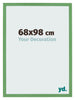 Fotolijst 68x98 cm Groen MDF Bologna Voorzijde Maat | Yourdecoration.nl