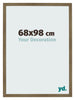 Fotolijst 68x98cm Brons Decor MDF Bologna Voorzijde Maat | Yourdecoration.nl