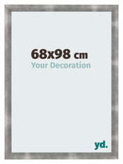Fotolijst 68x98cm Metaal Vintage MDF Pisa Voorzijde Maat | Yourdecoration.nl