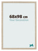 Fotolijst 68x98cm Sonoma Eiken MDF Bologna Voorzijde Maat | Yourdecoration.nl