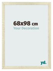 Fotolijst 68x98cm Sonoma Eiken MDF Pisa Voorzijde Maat | Yourdecoration.nl