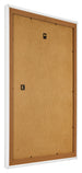 Fotolijst 68x98cm Wit Geveegd MDF Lazio Achterzijde Schuin | Yourdecoration.nl