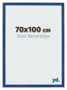 Fotolijst 70x100 cm Donkerblauw MDF Bologna Voorzijde Maat | Yourdecoration.nl