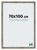 Fotolijst 70x100 cm Metaal Vintage MDF Bologna Voorzijde Maat | Yourdecoration.nl