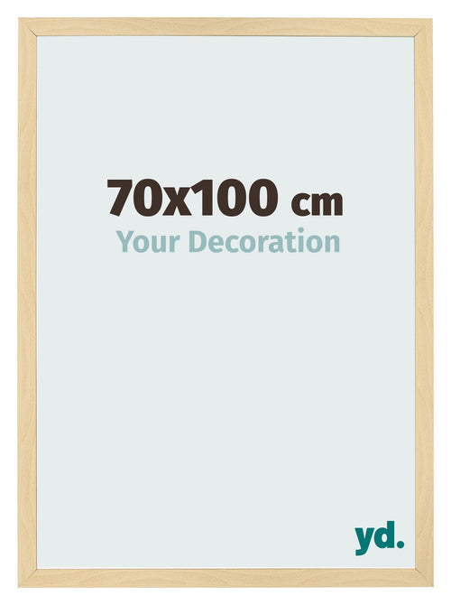 Fotolijst 70x100cm Beuken Decor MDF Bologna Voorzijde Maat | Yourdecoration.nl