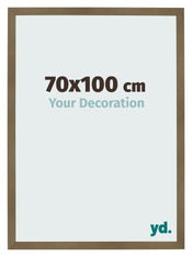 Fotolijst 70x100cm Brons Decor MDF Bologna Voorzijde Maat | Yourdecoration.nl