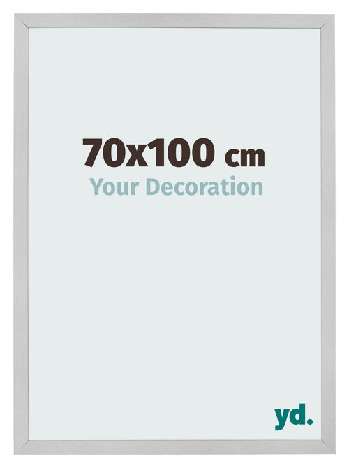 Fotolijst 70x100cm Edelstaal MDF Bologna Voorzijde Maat | Yourdecoration.nl