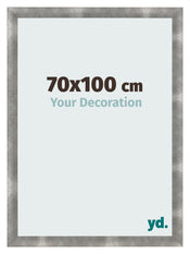 Fotolijst 70x100cm Metaal Vintage MDF Pisa Voorzijde Maat | Yourdecoration.nl