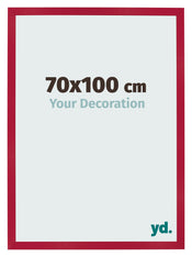 Fotolijst 70x100cm Rood MDF Bologna Voorzijde Maat | Yourdecoration.nl