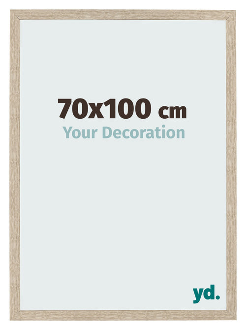 Fotolijst 70x100cm Sonoma Eiken MDF Bologna Voorzijde Maat | Yourdecoration.nl