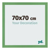 Fotolijst 70x70 cm Groen MDF Bologna Voorzijde Maat | Yourdecoration.nl