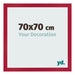 Fotolijst 70x70cm Rood MDF Bologna Voorzijde Maat | Yourdecoration.nl