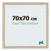 Fotolijst 70x70cm Sonoma Eiken MDF Bologna Voorzijde Maat | Yourdecoration.nl
