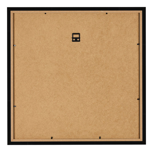 Fotolijst 70x70cm Zwart Hoogglans MDF Bologna Achterzijde | Yourdecoration.nl