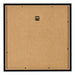 Fotolijst 70x70cm Zwart Hoogglans MDF Bologna Achterzijde | Yourdecoration.nl