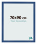Fotolijst 70x90 cm Donkerblauw MDF Bologna Voorzijde Maat | Yourdecoration.nl