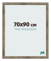 Fotolijst 70x90 cm Metaal Vintage MDF Bologna Voorzijde Maat | Yourdecoration.nl