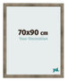 Fotolijst 70x90 cm Metaal Vintage MDF Bologna Voorzijde Maat | Yourdecoration.nl