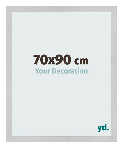 Fotolijst 70x90cm Edelstaal MDF Bologna Voorzijde Maat | Yourdecoration.nl